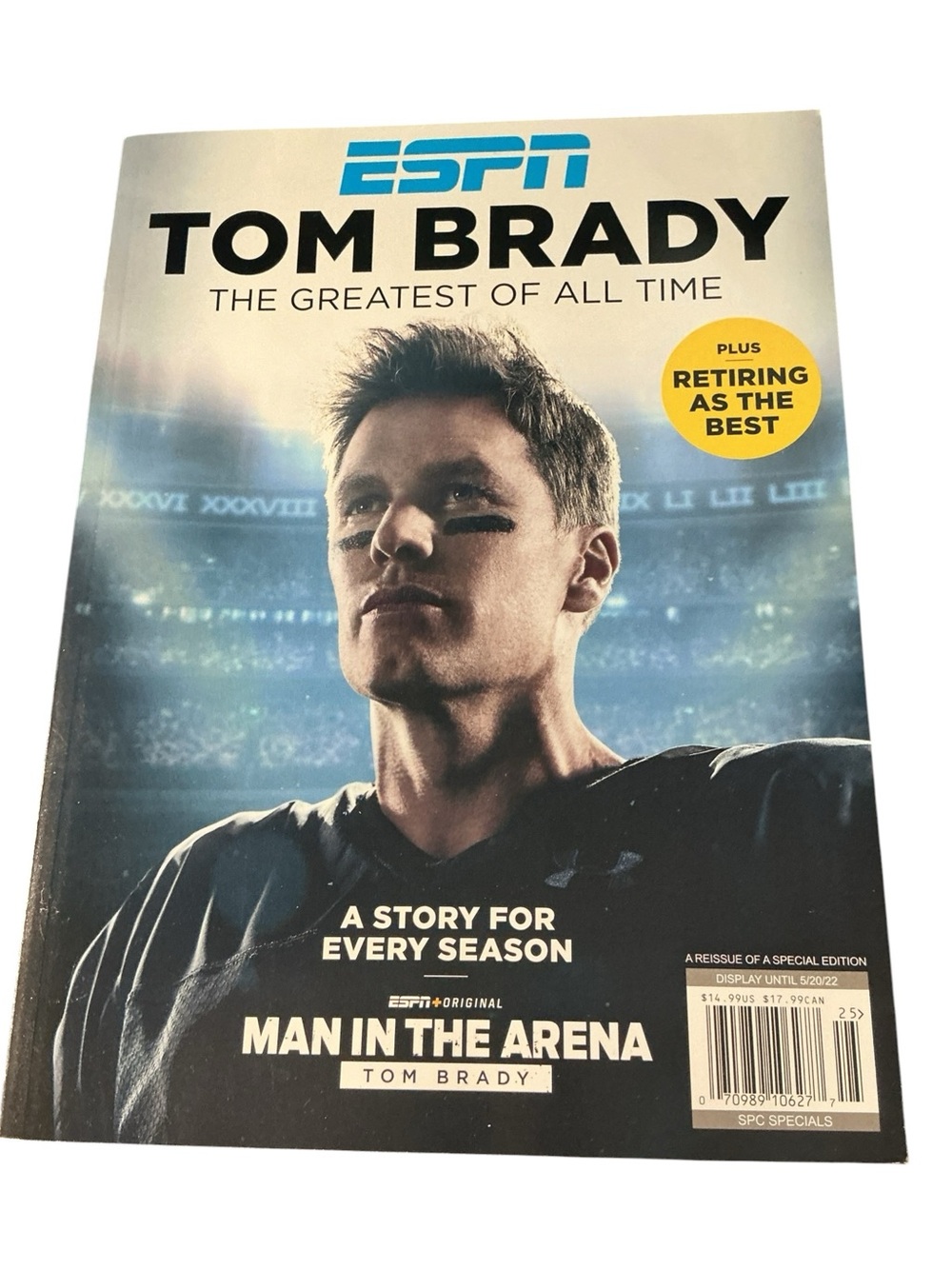 ESPN Tom Brady Retirement 2022 ESPN Magazine: The Greatest of All Time